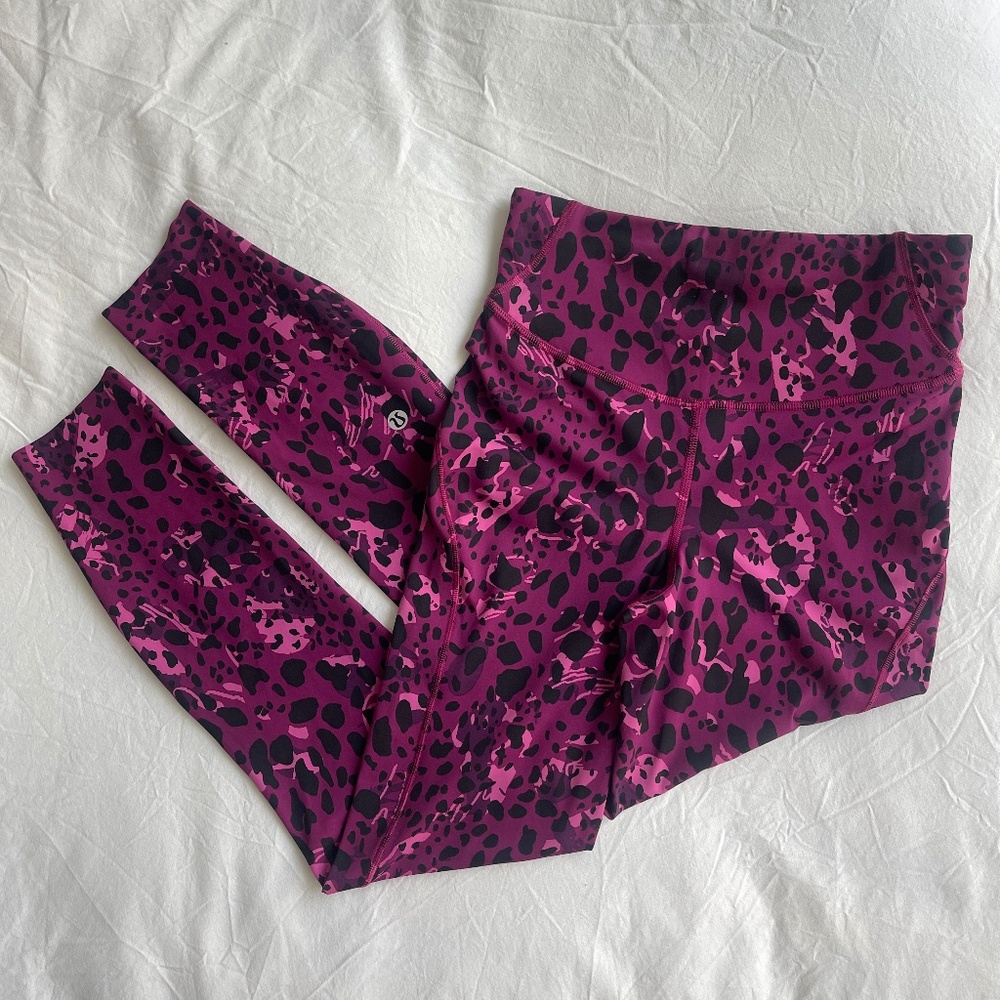 NWOT Lululemon Leopard Leggings